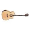 Cort GA-MY Bevel Acoustic-Electric Guitar, Myrtlewood, Natural(Cort Ga My Bevel Acoustic Electric Guitar Myrtlewood Natural)