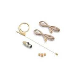 Avlex HS-48ABG 4.6mm Pro Omni-Directional Miniature Condenser Single Ear Hook Headworn Microphone, Beige(Avlex Hs 48abg 4 6mm Pro Omni Directional Miniature Condenser Single Ear Hook Headworn Microphone Beige)