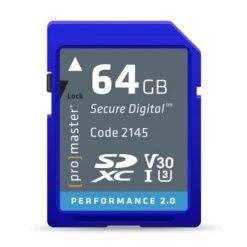 ProMaster SDXC Performance 2.0 Memory Card, 64GB(Promaster Sdxc Performance 2 0 Memory Card 64gb)