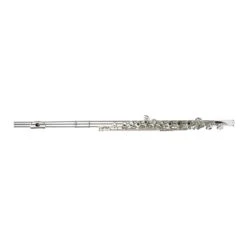 Antigua FL2410SL-U Open Hole Flute, C-Key, Silver Plated(Antigua Fl2410sl U Open Hole Flute C Key Silver Plated)