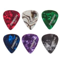 ChromaCast Pearl Celluloid Assorted Colors Guitar Picks, 10-Pack(Chromacast Pearl Celluloid Assorted Colors Guitar Picks 10 Pack)