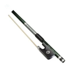 CodaBow SLA4GG Chroma Luma Violin Bow, Emerald Metallic With Emerald Winding(Codabow Sla4gg Chroma Luma Violin Bow Emerald Metallic With Emerald Winding)