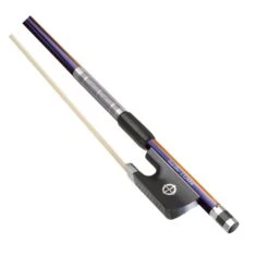 CodaBow SLA4PRA Chroma Luma Violin Bow, Ruby Amethyst Prismatic With Amethyst Winding(Codabow Sla4pra Chroma Luma Violin Bow Ruby Amethyst Prismatic With Amethyst Winding)