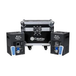 ColorKey Dazzler FX Cold Spark Machine 2-Pack Bundle With Flight Case(Colorkey Dazzler Fx Cold Spark Machine 2 Pack Bundle With Flight Case)