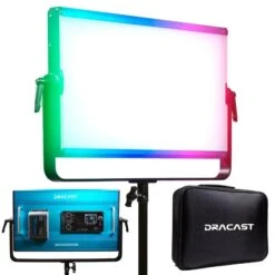 Dracast DRX2000RGB X Series LED2000 RGB And Bi-Color LED Video Light Panel, V-Mount(Dracast Drx2000rgb X Series Led2000 Rgb And Bi Color Led Video Light Panel V Mount)