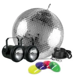 Eliminator Lighting M502EL All-In-One Mirror Ball Kit With 2 PL-1000 Fixtures(Eliminator Lighting M502el All In One Mirror Ball Kit With 2 Pl 1000 Fixtures)