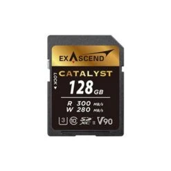Exascend 128GB Catalyst SDXC, UHS-II, V90 Memory Card(Exascend 128gb Catalyst Sdxc Uhs Ii V90 Memory Card)