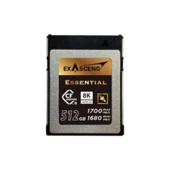 Exascend 512GB Essential Cfexpress Memory Card, Type B(Exascend 512gb Essential Cfexpress Memory Card Type B)