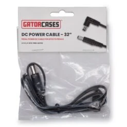 Gator GTR-PWR-DCP32 Single DC Power Cable For Pedals, 32 Inch(Gator Gtr Pwr Dcp32 Single Dc Power Cable For Pedals 32 Inch)