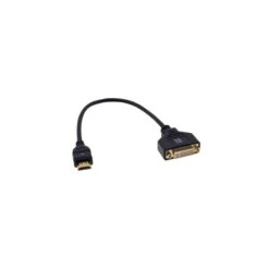 Kramer DVI‑I Female To HDMI Male Adapter Cable, 1-Foot(Kramer Dvi I Female To Hdmi Male Adapter Cable 1 Foot)