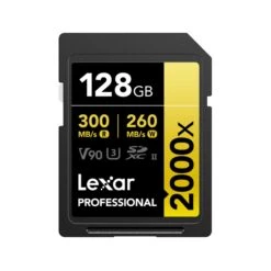 Lexar Professional GOLD Series 2000x SDHC/SDXC UHS-II Memory Card, 64GB(Lexar Professional Gold Series 2000x Sdhc Sdxc Uhs Ii Memory Card 64gb)