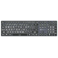 Logickeyboard Windows TITAN Large Print Slimline Keyboard(Logickeyboard Windows Titan Large Print Slimline Keyboard)