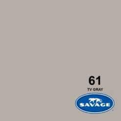 Savage 107-Inch X 12-Yards Widetone Seamless Background Paper, TV Gray(Savage 61 12 107 Inch X 12 Yards Widetone Seamless Background Paper Tv Gray)