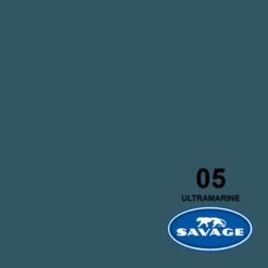 Savage 107-Inch X 12-Yards Widetone Seamless Background Paper, Ultramarine(Savage 5 12 107 Inch X 12 Yards Widetone Seamless Background Paper Ultramarine)