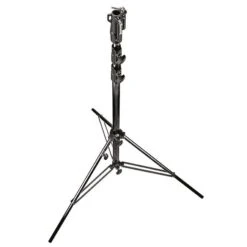Manfrotto 126BSUAC Steel Air-Cushioned Stand With Leveling Leg, Black(Manfrotto 126bsuac Steel Air Cushioned Stand With Leveling Leg Black)