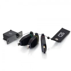 C2G 29880 Retractable Table Box Mount 4K HDMI Adapter Ring With Color Coded Mini DisplayPort, DisplayPort And USB-C(C2g 29880 Retractable Table Box Mount 4k Hdmi Adapter Ring With Color Coded Mini Displayport Displayport And Usb C)