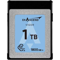 Exascend Vigor CFexpress Type B Memory Card, 1TB(Exascend Expc3w001tb Vigor Cfexpress Type B Memory Card 1tb)