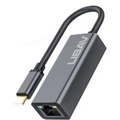 Liberty AV USBC2RJ45 USB-C To Gigabit Ethernet Adapter(Liberty Av Usbc2rj45 Usb C To Gigabit Ethernet Adapter)