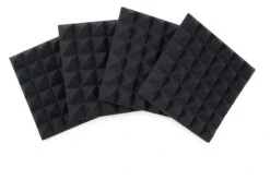 Gator GFW-ACPNL1212PCHA-4PK 4 Pack Of Charcoal Acoustic Pyramid Panel, 12 X 12 Inches(Gator Gfw Acpnl1212pcha 4pk 4 Pack Of Charcoal Acoustic Pyramid Panel 12 X 12 Inches)