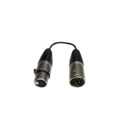 Point Source Audio ADP-4Mx5F 4-Pin XLR Male To 5 Pin XLR Female Cable(Point Source Audio Adp 4mx5f 4 Pin Xlr Male To 5 Pin Xlr Female Cable)