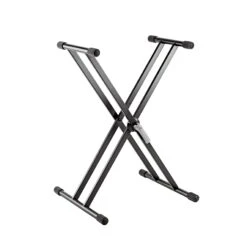 K&M 18997 Aluminum X Keyboard Stand, Black (Used)(K M 18997 Aluminum X Keyboard Stand Black Used)