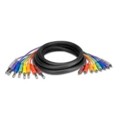 Hosa CPR-803 1/4-Inch TS To RCA Unbalanced Snake Cable, 3m(Hosa Cpr 803 1 4 Inch Ts To Rca Unbalanced Snake Cable 3m)