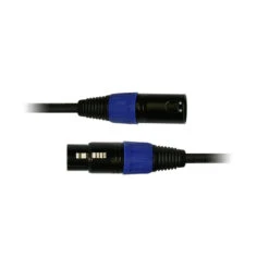 Blizzard Lighting DMX-1.5Q 1.5 Foot 3 Pin XLR M To XLR F Cable(Blizzard Lighting Dmx 1 5q 1 5 Foot 3 Pin Xlr M To Xlr F Cable)