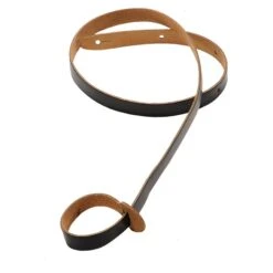 Levy's 3/4-Inch Wide Black Genuine Leather Mandolin Strap(Levys M19 Blk 3 4 Inch Wide Black Genuine Leather Mandolin Strap)