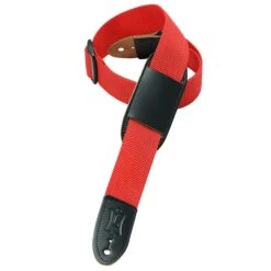 Levy's 1 1/2-Inch Wide Red Poly Youth Guitar/Ukulele Strap(Levys M8pj Red 1 1 2 Inch Wide Red Poly Youth Guitar Ukulele Strap)