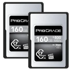 ProGrade Digital PGCFXA160GP2NA 160GB CFexpress 2.0 Type A Memory Card, 2-Pack(Prograde Digital Pgcfxa160gp2na 160gb Cfexpress 2 0 Type A Memory Card 2 Pack)