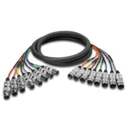 Zaolla ZXL-805 Balanced 8-channel Snake Oyaide XLR3F To XLR3M, 5-Foot(Zaolla Zxl 805 Balanced 8 Channel Snake Oyaide Xlr3f To Xlr3m 5 Foot)