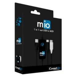 IConnectivity Mio 1 X 1 MIDI To USB Interface For Mac And PC(Iconnectivity Mio 1 X 1 Midi To Usb Interface For Mac And Pc)