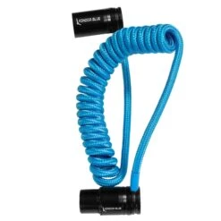 Kondor Blue 12-24-Inch Coiled Low Profile Right Angle XLR Cable(Kondor Blue 12 24 Inch Coiled Low Profile Right Angle Xlr Cable)