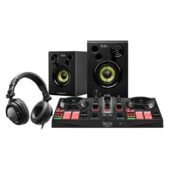 Hercules DJLearning Kit All-In-One DJ Kit With Controller, Headphone, Speakers And Software(Hercules Djlearning Kit All In One Dj Kit With Controller Headphone Speakers And Software)