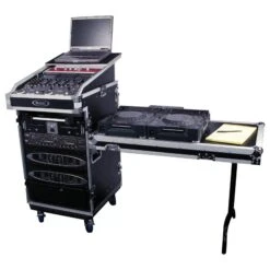 Odyssey 13U Top Slanted 16U Bottom Vertical Pro Combo Rack(Odyssey 13u Top Slanted 16u Bottom Vertical Pro Combo Rack)