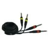 Peavey Unbalanced Dual Cable 1/4 Male To 1/4 Male Cable, 3 Foot(Peavey Unbalanced Dual Cable 1 4 Male To 1 4 Male Cable 3 Foot)
