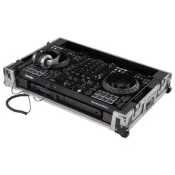 Odyssey 1U Flight Case With Corner Wheels For Pioneer DJ DDJ-FLX10(Odyssey Fzddjflx10cw 1u Flight Case With Corner Wheels For Ddj Flx10)