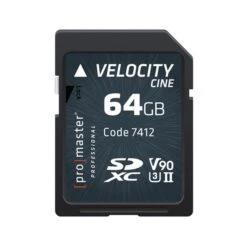 ProMaster SDXC Velocity CINE Memory Card, 64GB(Promaster Sdxc Velocity Cine Memory Card 64gb)
