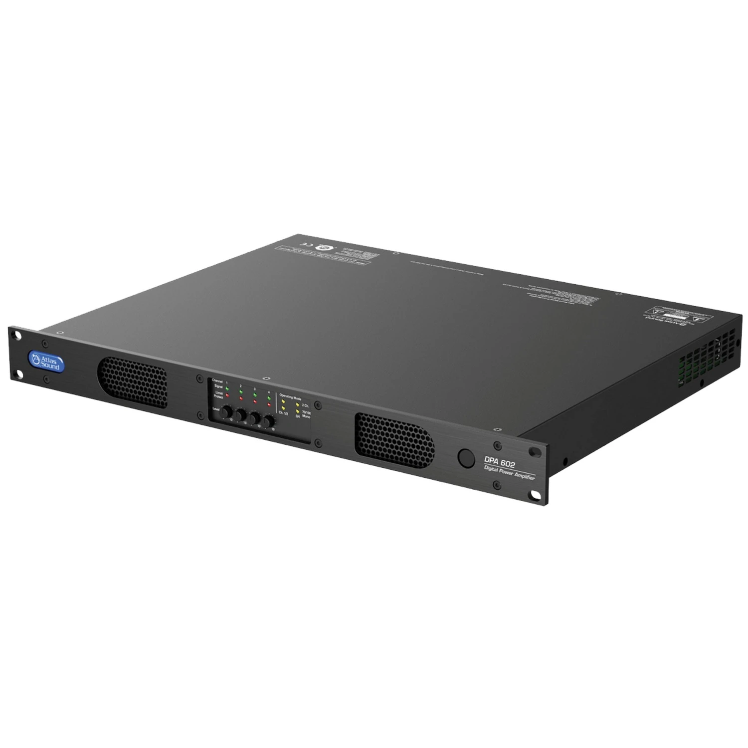 AtlasIED DPA602 600W Networkable Multi-Channel Power Amplifier With Optional Dante Network Audio(Atlasied Dpa602 600w Networkable Multi Channel Power Amplifier With Optional Dante Network Audio) 3 AtlasIED DPA602 600W Networkable Multi-Channel Power Amplifier With Optional Dante Network Audio(Atlasied Dpa602 600w Networkable Multi Channel Power Amplifier With Optional Dante Network Audio) - Image 3