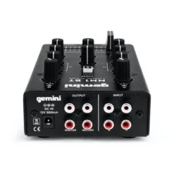 Gemini MM1-BT 2-Channel Professional Analog Bluetooth DJ Mixer(Gemini Mm1 Bt 2 Channel Professional Analog Bluetooth Dj Mixer) -AVL Gear Outlet 3 gemini mm1 bt f71967a4 cb91 4a18 8a95 3083082f2db4