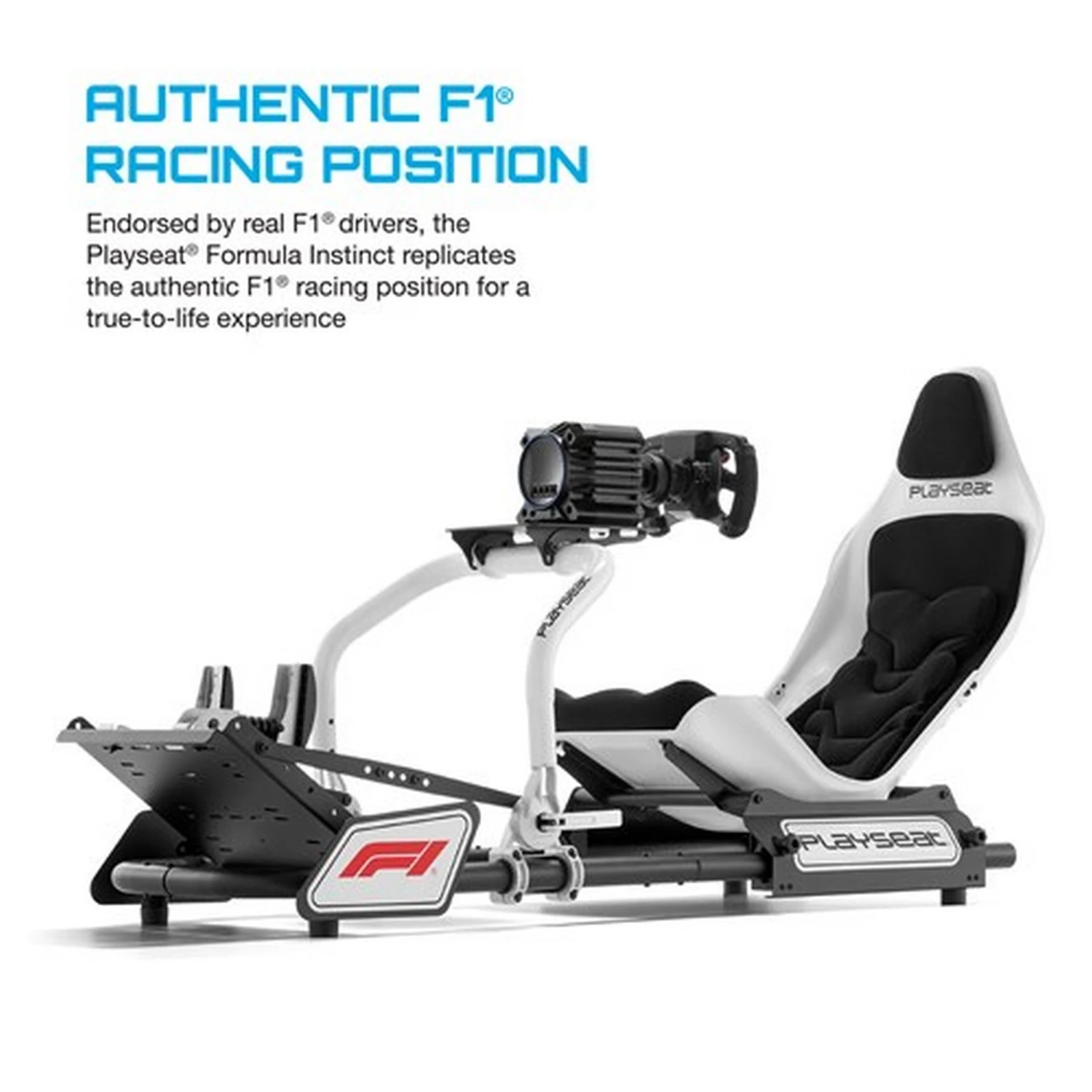 Playseat Formula Instinct, F1 Edition, White(Playseat Formula Instinct F1 Edition White) 3 Playseat Formula Instinct, F1 Edition, White(Playseat Formula Instinct F1 Edition White) - Image 3