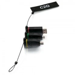 C2G 29878 Universal 4K HDMI Adapter Ring With Color Coded Mini DisplayPort, DisplayPort And USB-C(C2g 29878 Universal 4k Hdmi Adapter Ring With Color Coded Mini Displayport Displayport And Usb C) -AVL Gear Outlet 329878 02796 scaled 1