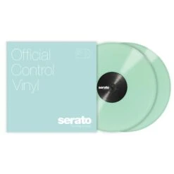 Serato 12-Inch Control Vinyl, Glow In The Dark, Pair(Serato 12 Inch Control Vinyl Glow In The Dark Pair)