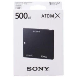 Sony SV-MGS50/BT 500GB AtomX SSD Mini Drive For Atomos Ninja V(Sony Sv Mgs50 Bt 500gb Atomx Ssd Mini Drive For Atomos Ninja V)
