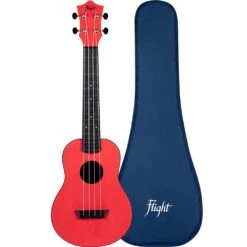 Flight TUC-35 Red Concert Travel Ukulele(Flight Tuc 35 Red Concert Travel Ukulele)