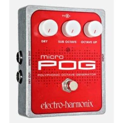 Electro-Harmonix MICRO POG Polyphonic Octave Generator Pedal(Electro Harmonix Micro Pog Polyphonic Octave Generator Pedal)