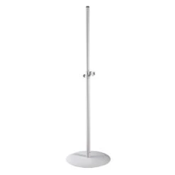 K&M 26735 Heavy Cast Iron Plate Speaker Stand Pure White(Km 26735 Heavy Cast Iron Plate Speaker Stand Pure White)