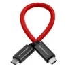 Kondor Blue USB C To USB C High Speed Cable For SSD Recording, Cardinal Red(Kondor Blue Usb C To Usb C High Speed Cable For Ssd Recording Cardinal Red)