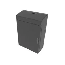 Middle Atlantic VWM-SD-4-36K-BW 4 Space Low Profile Wall Rack, Solid Top, Black Finish(Middle Atlantic Vwm Sd 4 36k Bw 4 Space Low Profile Wall Rack Solid Top Black Finish)