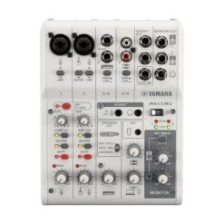 Yamaha AG06MK2 6-Channel Live Streaming USB Audio Interface Mixer, White(Yamaha Ag06mk2 6 Channel Live Streaming Usb Audio Interface Mixer White)